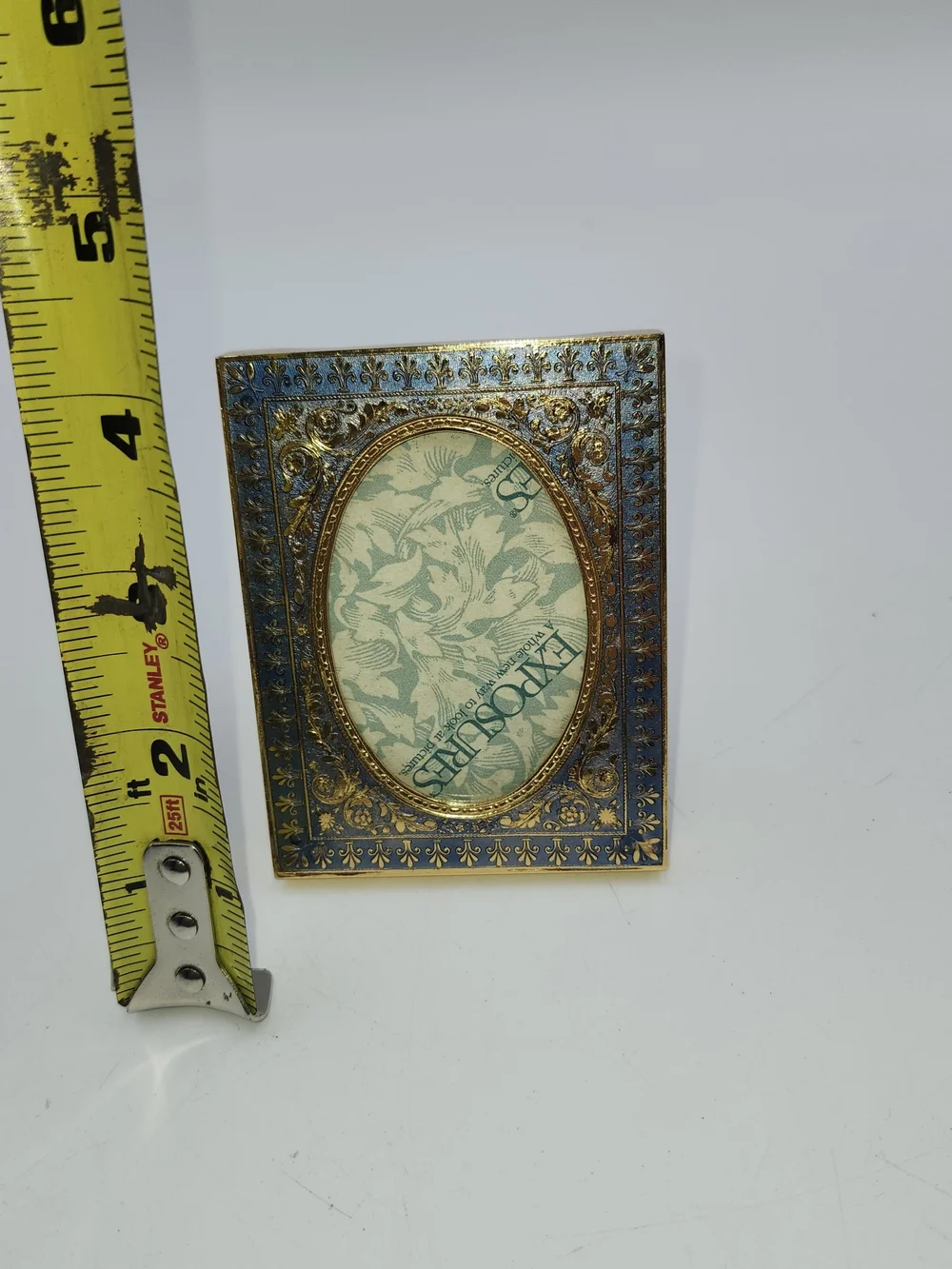 Expressions Gold & Blue Ornate Oval Picture Frame - Home Accents